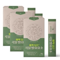 새싹담은 곡물 발효효소 15종 혼합 곡물 분말 새싹보리 속편한 분해 효소 가루 파우더 스틱, 3개, 30포