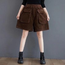 코듀로이 팬츠 팬츠 부츠컷 특이한 반바지 코로듀이팬츠 코로듀이 핑크골덴 핑크 골덴 키작녀골덴 2022 가을 겨울 빅 사이즈 여성복 반 날씬해 보이다 mm 개성 큰 주머니 넓은
