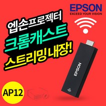 엡손프로젝터 동글이 ELPAP12 크롬캐스트/유튜브/넷플릭스내장 TW740/TW750/EF-11 외 호환
