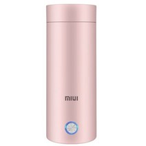 휴대용분유포트 여행용 접이식 전기 포트 휴대용 여행 차 주전자 한 컵 물 보일러 미니 자동 차단 개인 커피, 분홍색+미국