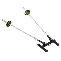 바벨 받침대 헬스 소음방지 슬링랙 하체 랙 받침, 이중 코어 배럴