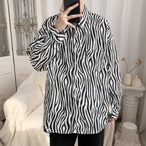줄무늬 특이한 오버핏 남자 옷 남방 카라 스트라이프 연예인 윙카라 셔츠 오픈 재킷