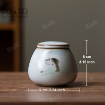 강아지 개유골함 봉인된 화장 장례 도자기 강아지유골스톤 반려동물 기념 기념품 맞춤 제작 선물, [05] S size