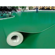 PVC 녹색 장판 공장 상업용 바닥 매트 방수 미끄럼 방지 작업장, 두꺼운1.2mm짙은녹색-가정친화적