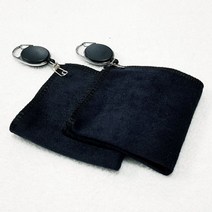 마이크로 화이버 골프 타워 야외 스포츠 액세서리 후크 끈 구멍이있는 딥 클리너 골프 공 청소 타월, 2개