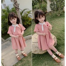 청순 스카프 원피스