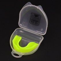 마우스피스 주짓수 복싱 MMA 치아보호 1Pcs 스포츠 치아 보호기 실리콘 교정기 코요코 복싱 마우스 가드 산, 04 Green with Box