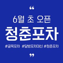애니데이파티 오픈 개업 현수막, 블루로망
