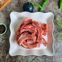 미트하우스 돼지등갈비 쪽갈비 로인립 1kg, 통절단