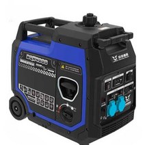 휴대용 가솔린 발전기 저소음 3600W, 3.6KW 자동 가변 주파수 발생기 수동 시동