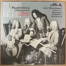 중고LP) Bach - Brandenburg Concertos Vol.2 / Karl Munchinger 바하 브란덴부르그 협주곡