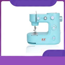 미니 자동 재봉틀 미싱기 공업용 가정용 전기 봉재, 블루 (+재봉도구세트)