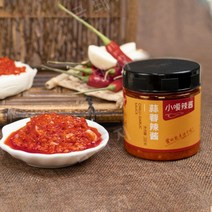 후난 특산품 요리 소스 辣椒酱 下饭菜, 갈릭칠리소스 200g(약간매운맛)