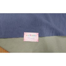 짜투리 땡 원단창고 020303 면 20수 바이오 워싱 트윌직기 원단 폭 150cm 해지느낌 블루톤