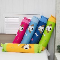 꿀몽 포비 사탕베개 에어메쉬원단 3D메쉬원단 롱베개 긴베개 바디필로우 아동베개 유아베개 성인베개 베, 그린(솜미포함)