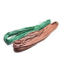 ★칼라 타이/빵끈/원예용 식물 묶는 끈 약 200mW26CC13, 다온이상점 갈색