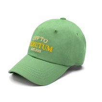 HW-BC144 New Font Off To VERUTUM Ball Cap│Green