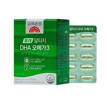고려은단 퓨어 알티지 DHA 오메가3 751mg 60캡슐 1개, 상세페이지 참조, 상세페이지 참조