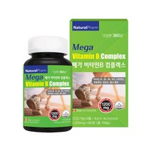 네츄럴팜 메가 비타민B 컴플렉스 90정 B군 음식 B12 효능 약국 결핍 수치