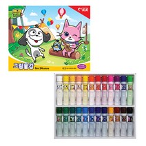 상세페이지참조 애니멀캠프 수채화물감24색, 단품