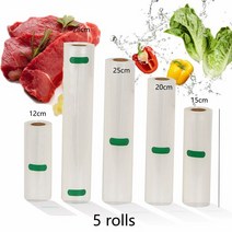 식품건조기 BPA 12/15/20/25/28cm x 500cm 1 롤 식품 진공 포장 봉투 실러 보관 가방 가정용 보호기 건조 및 촉촉한, [01] 1 roll