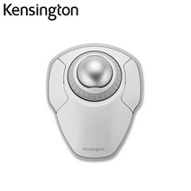 무선 무소음 게이밍 버티컬 마우스 Kensington-오리지널 궤도 트랙볼 2.4GHz + 블루투스 스크롤 링 포함 AutoCAD K70992/K70993 용, 하얀