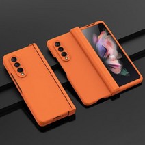 폰케이스 삼성 갤럭시 Z 폴드 4 5G Z 폴드 3 용 슬림 비 지문 정밀 컷 아웃 하드 케이스 더스트 폴딩 풀 힌지 코크