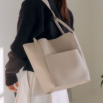 바이닐로 클루 수납좋은 투웨이 토트 숄더백