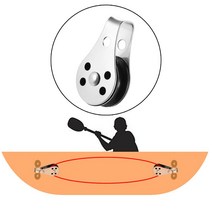카누 해양 카약 보트 해양 도르래 블록 나일론 스테인레스 스틸 도르래 해양 카약 보트 항해