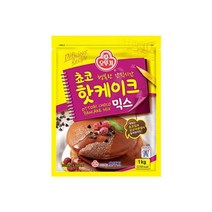 오뚜기 아이들간식 브런치 홈파티 쵸코핫케이크믹스 1KG 영양간식 한끼식사, 7개