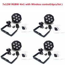거문고 7x18w led 평면 slimpar rgbwa uv light 6in1 led dj wash light stage dmx light stage lighting led, wx 7x12w RGBW 4x, 영국 플러그
