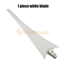 마카롱 태양광 풍력 발전기 550600650750850900mm 블랙화이트 기 터빈 블레이드 고강도 나일론 섬유 풍차, 1 조각 흰색 블레이드, 850mm