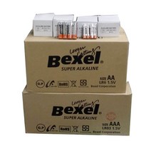 벡셀건전지 720개입 AA(LR6)1.5V 쉬링크포장 벌크형 수퍼알카라인배터리, 1box