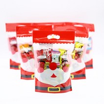 어린이 크리스마스 선물 산타 꾸러미 과자 간식 답례품 세트, 간식 8종 x 6세트