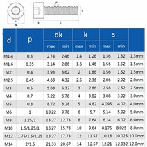 M3 M4 M5 M6 M8 탄소강 등급 12.9 강철 DIN912 육각 육각 소켓 헤드 캡 알렌 볼트 나사, 한개옵션1, 41 M5x45mm 6PCS
