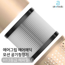에어그립 에어메딕 모션 차량용 공기청정기 F8 헤파 H13필터, 단품