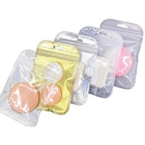 소품 포장지 미니 비닐팩 지퍼 락 다용도 폴리백 펀치 구멍 비닐봉투, 8.5x13-플라워패턴