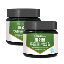 돌외잎 100% 추출 고농축 추출물 분말 발효 율피 추출물 함유 복합 정 식약처 HACCP 인증, 2개, 120정