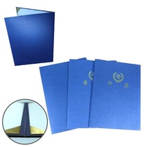 우진 에코린넨 친환경 상장케이스 (3종) 주문제작가능 금박 직물재질 끼움식 케이스, 에코린넨 친환경 상장케이스_축수료