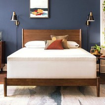 Tempur-Pedic 템퍼 슈프림 3인치 매트리스 토퍼 베이지 킹, 3 Inch, Twin