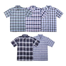 국내산 원단 중년남성패션 50대 60대 남성 여름 셔츠 라인