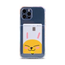 주문제작 카드 수납 에어 쿠션 투명 젤리 케이스