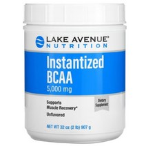 레이크 에비뉴 뉴트리션 BCAA 헬스보조제 부스터, 1개, 5000mg / 907g