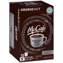McCafe 맥카페 에스프레소 미디움 다크 로스트 큐리그 캡슐커피 12개입 4.12oz(117g)