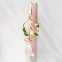 꽃숲 토끼 책갈피 북마크, 1개