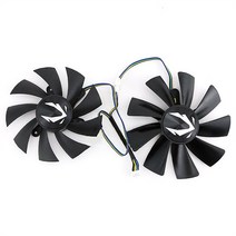 ZOTAC RTX 2070 슈퍼 미니 냉각 팬 쿨러용 그래픽 팬 GA92S2H/GAA8S2U, A pair of fans w/original logo