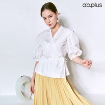 에이비플러스 ab.plus 로지 프릴 블라우스 (LSW2MB84A)