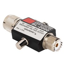 동축 피뢰기 PL259 여성 남성 400W 저손실 VSWR 번개 서지 보호기 건물 안테나