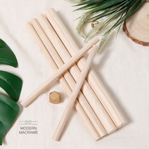 [앳.더로즈] - 집.콕.놀.이 - 마크라메 목봉 12mm (15cm 20cm 30cm) 뉴송 나무봉, 12mm(30cm)