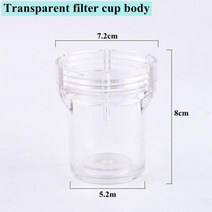 농업용 여과기 12 인치 정원 급수 필터 세트 농업 관개 호스 물 파이프 빠른 커넥터 자동차 세척 펌프, 10 Mesh-B+only Cup Body